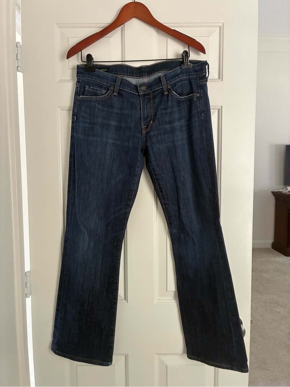 Citizens Of Humanity Dark Blue Bootcut Jeans
